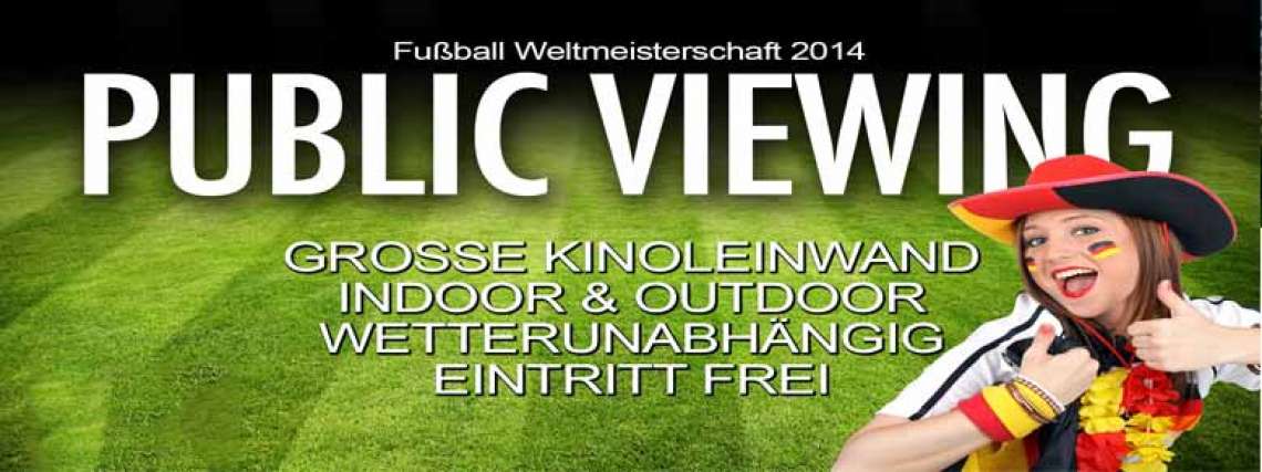 Public Viewing - Deutschland - Portugal im Krauthof 16.06.2014
