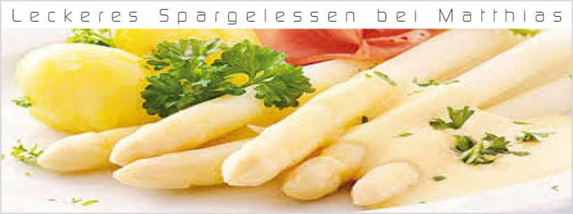 Leckeres Spargelessen bei Matthias am 07.Juni 2015 um 18.00 Uhr