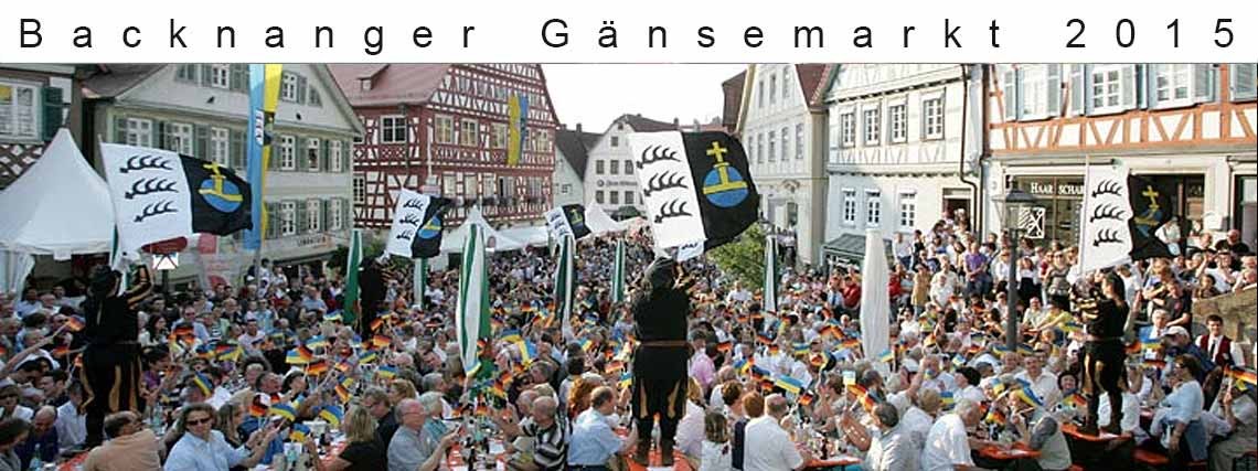 Backnanger Gänsemarkt 2015