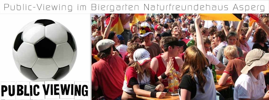 Public-Viewing im Naturfreundehaus Asperg