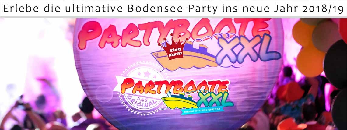 Silvester-Partyboot XXL die ultimative Bodensee-Party 2018/19